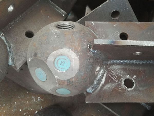 霸州螺栓球球塞，网架配件