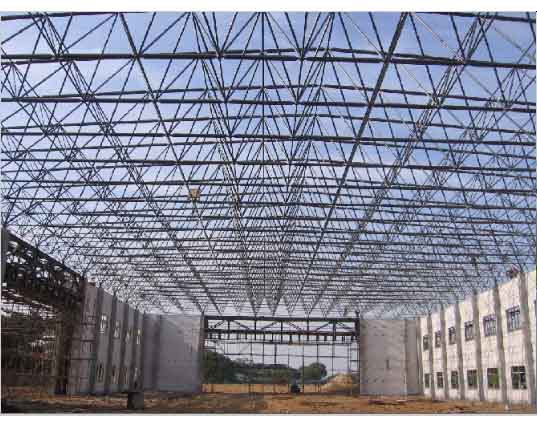 霸州湖南长沙5712飞机库网架工程